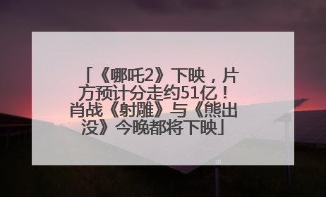 《哪吒2》下映，片方预计分走约51亿！肖战《射雕》与《熊出没》今晚都将下映
