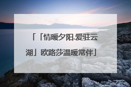 「情暖夕阳.爱驻云湖」欧路莎温暖常伴