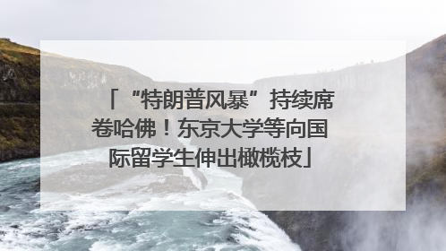 “特朗普风暴”持续席卷哈佛！东京大学等向国际留学生伸出橄榄枝