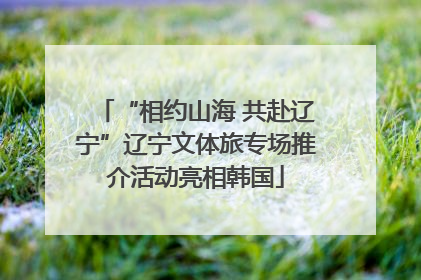 “相约山海 共赴辽宁”辽宁文体旅专场推介活动亮相韩国