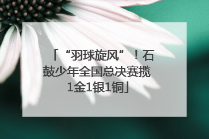 “羽球旋风”！石鼓少年全国总决赛揽1金1银1铜
