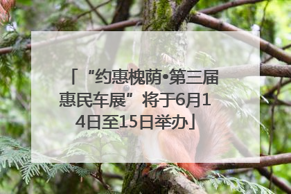 “约惠槐荫•第三届惠民车展”将于6月14日至15日举办
