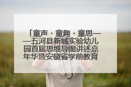 童声・童趣・童思——五河县新城实验幼儿园首届思维导图讲述嘉年华暨安徽省学前教育教研基地园项目阶段性成果展示活动