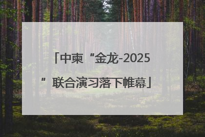 中柬“金龙-2025”联合演习落下帷幕