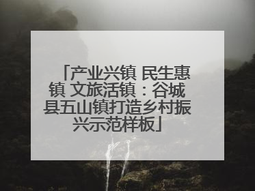 产业兴镇 民生惠镇 文旅活镇：谷城县五山镇打造乡村振兴示范样板