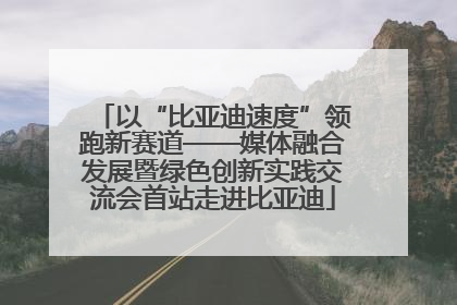 以“比亚迪速度”领跑新赛道——媒体融合发展暨绿色创新实践交流会首站走进比亚迪