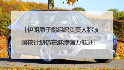 伊朗原子能组织负责人称该国核计划仍在继续强力推进