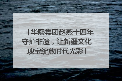 华熙集团赵燕十四年守护非遗，让新疆文化瑰宝绽放时代光彩