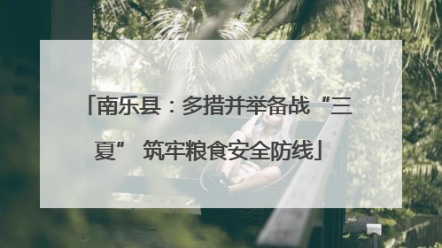 南乐县：多措并举备战“三夏” 筑牢粮食安全防线