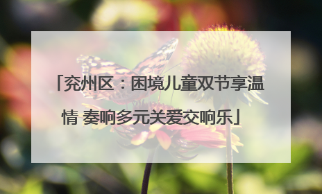 兖州区：困境儿童双节享温情 奏响多元关爱交响乐