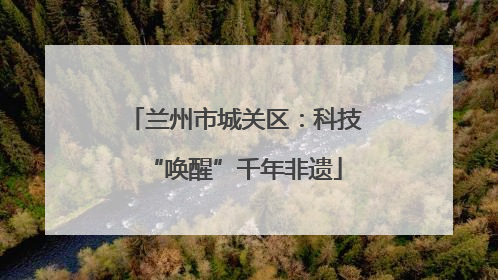 兰州市城关区：科技“唤醒”千年非遗