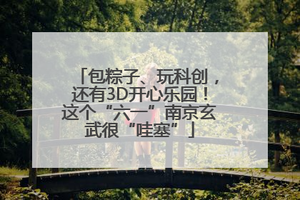 包粽子、玩科创，还有3D开心乐园！这个“六一”南京玄武很“哇塞”