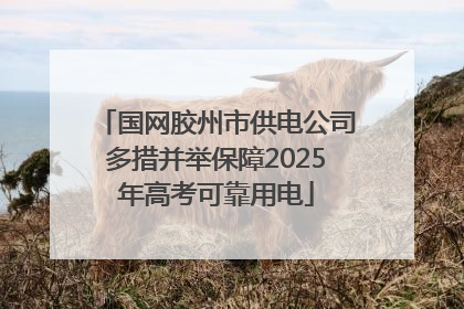国网胶州市供电公司多措并举保障2025年高考可靠用电