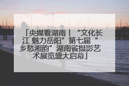 央媒看湖南丨“文化长江 魅力岳阳”第七届“乡愁湘韵”湖南省摄影艺术展览盛大启幕