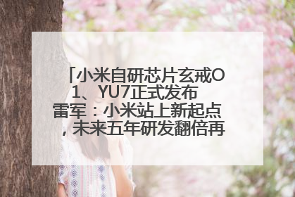 小米自研芯片玄戒O1、YU7正式发布 雷军：小米站上新起点，未来五年研发翻倍再投2000亿元