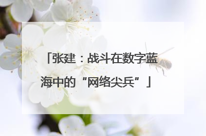 张建：战斗在数字蓝海中的“网络尖兵”