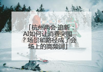 杭州两会·追新：AI如何让消费突围？场景和路径成了会场上的高频词