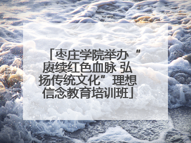 枣庄学院举办“赓续红色血脉 弘扬传统文化”理想信念教育培训班