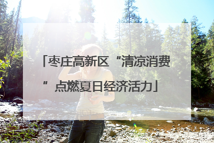 枣庄高新区“清凉消费”点燃夏日经济活力