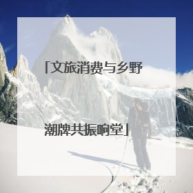 文旅消费与乡野潮牌共振响堂