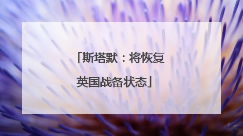 斯塔默：将恢复英国战备状态