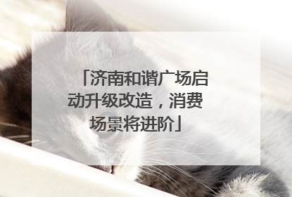 济南和谐广场启动升级改造，消费场景将进阶