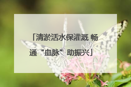 清淤活水保灌溉 畅通“血脉”助振兴