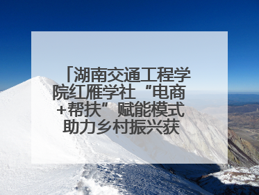 湖南交通工程学院红雁学社“电商+帮扶”赋能模式 助力乡村振兴获帮扶乡镇好评