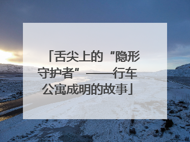 舌尖上的“隐形守护者”——行车公寓成明的故事