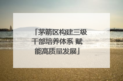 茅箭区构建三级干部培养体系 赋能高质量发展