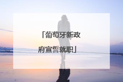 葡萄牙新政府宣誓就职