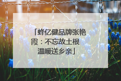 蜂亿健品牌张艳霞：不忘故土根 温暖送乡亲