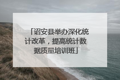 诏安县举办深化统计改革，提高统计数据质量培训班