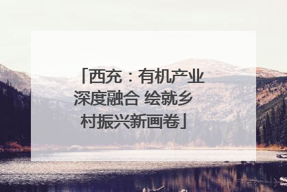 西充：有机产业深度融合 绘就乡村振兴新画卷