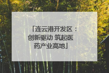 连云港开发区：创新驱动 筑起医药产业高地