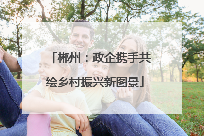 郴州：政企携手共绘乡村振兴新图景