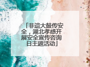 非遗大鼓传安全，湖北孝感开展安全宣传咨询日主题活动