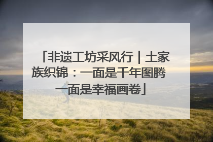 非遗工坊采风行｜土家族织锦：一面是千年图腾 一面是幸福画卷