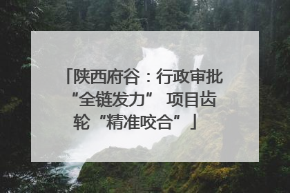 陕西府谷：行政审批“全链发力” 项目齿轮“精准咬合”