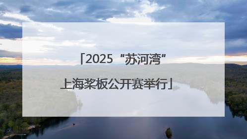 2025“苏河湾”上海桨板公开赛举行