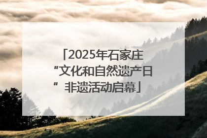 2025年石家庄“文化和自然遗产日”非遗活动启幕